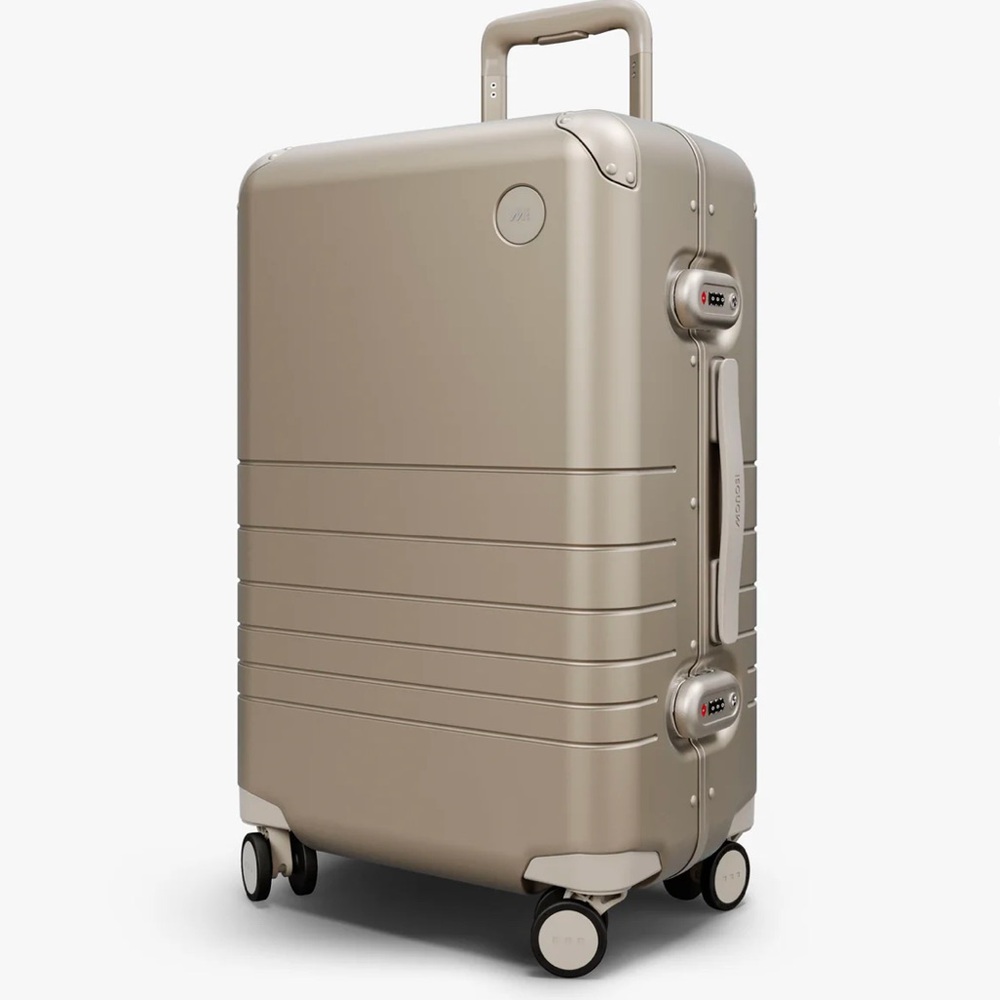 Monos Hybrid Carry-On Plus in color Champagne